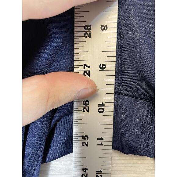 RBX Leggings Womens Small Blue Teal Capri Cropped Reflective Athletic Activewear - Picture 3 of 7